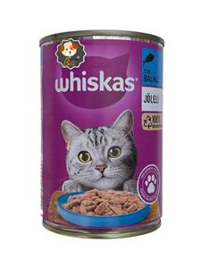 کنسرو ویسکاس مخصوص گربه بالغ با طعم ماهی ۴۰۰ گرمی ـ WHISKAS TON BALIKLI JOLELI 400 GR