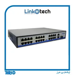 سوئیچ شبکه لینکوتک مدل LT-GSW1602-SFP-300 توان 300 وات