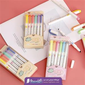 ماژیک علامت گذار دو سر زبرا  طرح Deep & Warm Colors مدل MILDLINER بسته 5 عددی