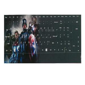 برچسب حروف فارسی طرح کاپیتان آمریکا کد 6244 