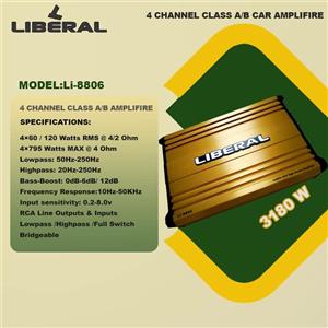 آمپلی فایر چهار کانال 3180 وات لیبرال مدل LI-8806