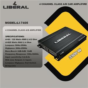 آمپلی فایر چهار کانال 3300 وات لیبرال مدل LI-7405