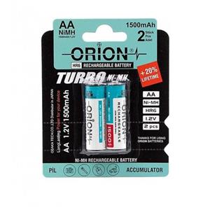 باتری قلمی شارژی اوریون (ORION) مدل HR6 NiMH 1.2V 1500mAh