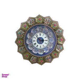 ساعت خاتم کاری طرح گل و مرغ خورشیدی -