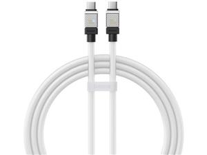 کابل سوپر فست شارژ تایپ سی به تایپ سی 100 وات یک متری بیسوس Baseus CoolPlay Series Fast Charging Cable Type-C - Type-C