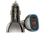 شارژر فندکی تایپ سی و یو اس بی 95 وات رسی RECCI RCC-N21 95W PD3.0 QC3.0 Car Charger