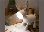 چراغ رومیزی سیلکونی فانتزی شارژی طرح گوزن L17 Cartoon deer small night light USB charging