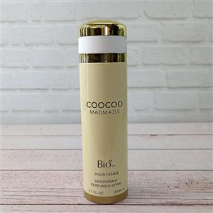 اسپری بدن زنانه بیو استار مدل coocoo madmazle حجم 200 میلی لیتر