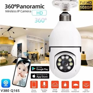دوربین مداربسته لامپی wifi panorama camera