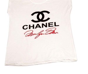 تیشرت حلقه ای زنانه طرح CHANEl