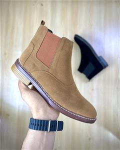 بوت مردانه مدل چلسی اشپالت دو طرف کش طرح مکس-کد 1250