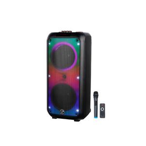 اسپیکر چمدانی بلوتوثی رم و فلش خور XP-Product XP-M1214Mمیکروفون و ریموت کنترل