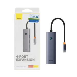هاب 4 پورت USB-C بیسوس مدل Baseus B0005280A813-00