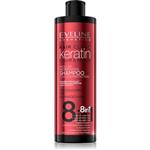 شامپو تثبیت کننده رنگ مو اولاین حجم 400 میل Eveline Keratin Color & Repair Shampoo and Colour Protection 8in1 5903416030041