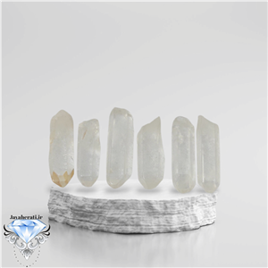 بلور کوارتز معدنی شفاف و زیبا (1عدد)