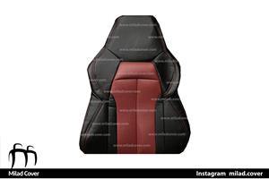 روکش صندلی هایما haima S8 چرم رنگ زرشکی و مشکی 