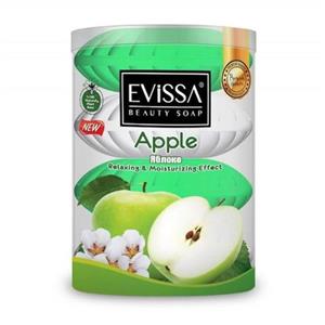 صابون اویسا Evissa حاوی عصاره سیب سبز بسته ۴ عددی 