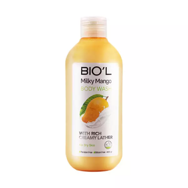 بیول شامپو بدن کرمی شیر انبه 400 میل