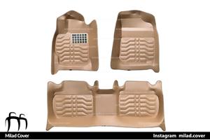 کفپوش ۵ بعدی تویوتا کمری SE چرم رنگ کرم