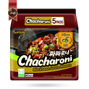 نودل سامیانگ samyang مدل چاچارونی chacharoni وزن 140 گرم پک 5 تایی