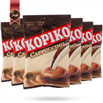 آبنبات کوپیکو kopiko مدل کاپوچینو cappuccino وزن 120 گرم بسته 6 عددی