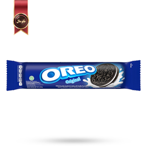 بیسکویت اورئو oreo مدل کرم وانیلی Vanilla cream وزن 119.6 گرم