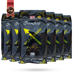 چای بارمال bharmal مدل نیزه ای spear وزن 454 گرم بسته 6 عددی