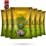 چای کرک تاج محل tajmahal مدل طعم هل cardamom flavour یک کیلویی بسته 6 عددی