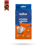 پودر قهوه لاوازا lavazza مدل کرما اِ گاستو اسپرسو فورته Crema e gusto espresso forte وزن 250 گرم