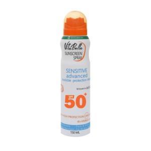 اسپری ضد آفتاب spf50 ویتابلا حجم 150 میلی لیتر