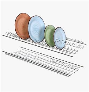 آبچکان دو طبقه داخل کابینت