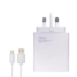 شارژر دیواری 120 وات شیائومی مدل MDY-13-EF به همراه کابل تبدیل USB-C