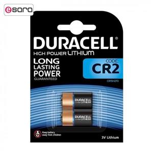 باتری لیتیومی CR2 دوراسل مدل High Power بسته 2 عددی 