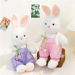 عروسک خرگوش لباس گل گلی