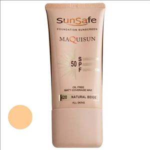 ضد آفتاب کرم پودری پرایمری سان سیف مدل بژ طبیعی