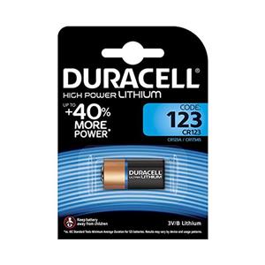 باتری لیتیومی CR123 دوراسل مدل High Power Duracell High Power CR123 Lithium Battery