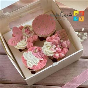 پک چهار عددی کاپ کیک تک و عمده