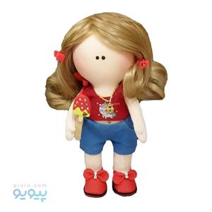 عروسک دست ساز روسی دختر بستنی به دست