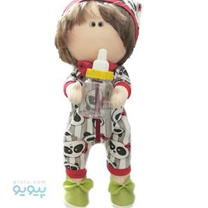 عروسک دست ساز روسی نوزاد شیشه شیر به دست