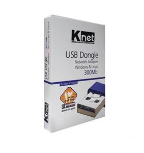 کارت شبکه USB بی سیم کی نت مدل 300Mb بدون انتن