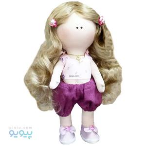 عروسک دست ساز روسی مدل دختر مو طلایی