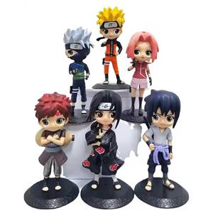 اکشن فیگور انیمه ناروتو پک 6 تایی مدل Collection of 6 Naruto Models From Wandai Animation