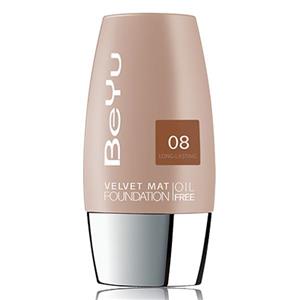 کرم پودر مخملی مات  مدل 08 بی یو  BeYu Velvet Mat Foundation 08 30ml