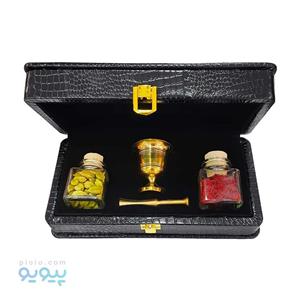 جعبه زعفران کادویی جعبه چرمی