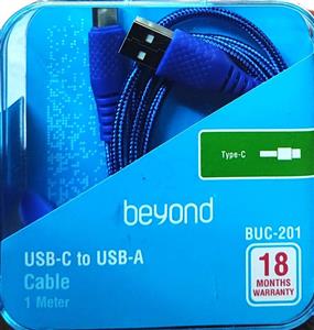 کابل شارژ تایپ سی بیاند مدل BUC-201