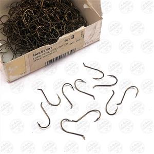 قلاب موستاد برنزی بدون چشمه سایز ۸ بسته ۱۰ عددی MUSTAD 57591
