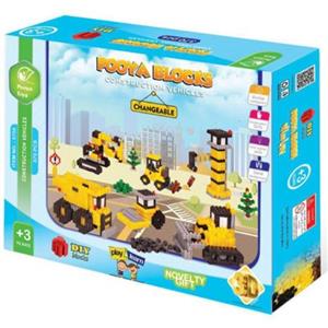لگو ساختنی پویا تویز (Pooya Toys) مدل ماشین آلات راهسازی