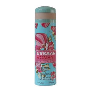 اسپری بدن زنانه Urbaan بیو استار 200میل