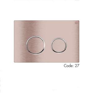 کلید استیل 1 میل رز گلد خش دار کد 27