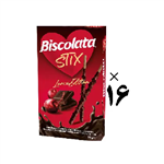 چوب شکلاتی 16 عددی بیسکولاتا Biscolata Stıx Love